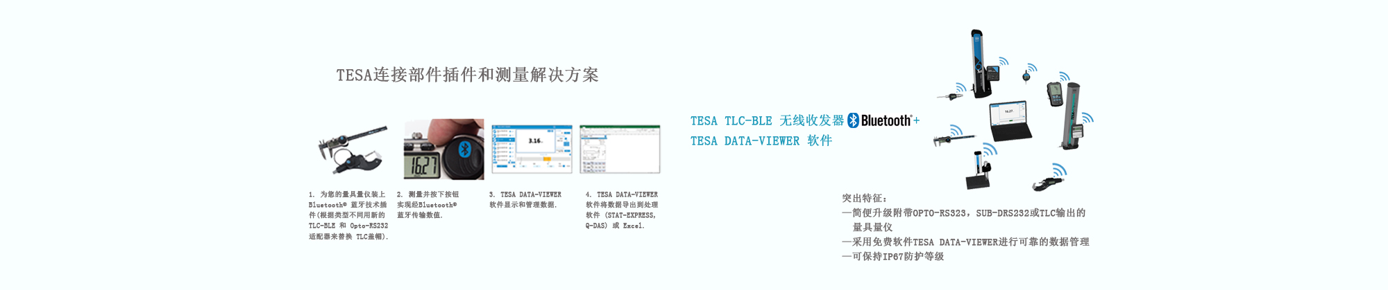 TESA连接部件插件和测量解决方案